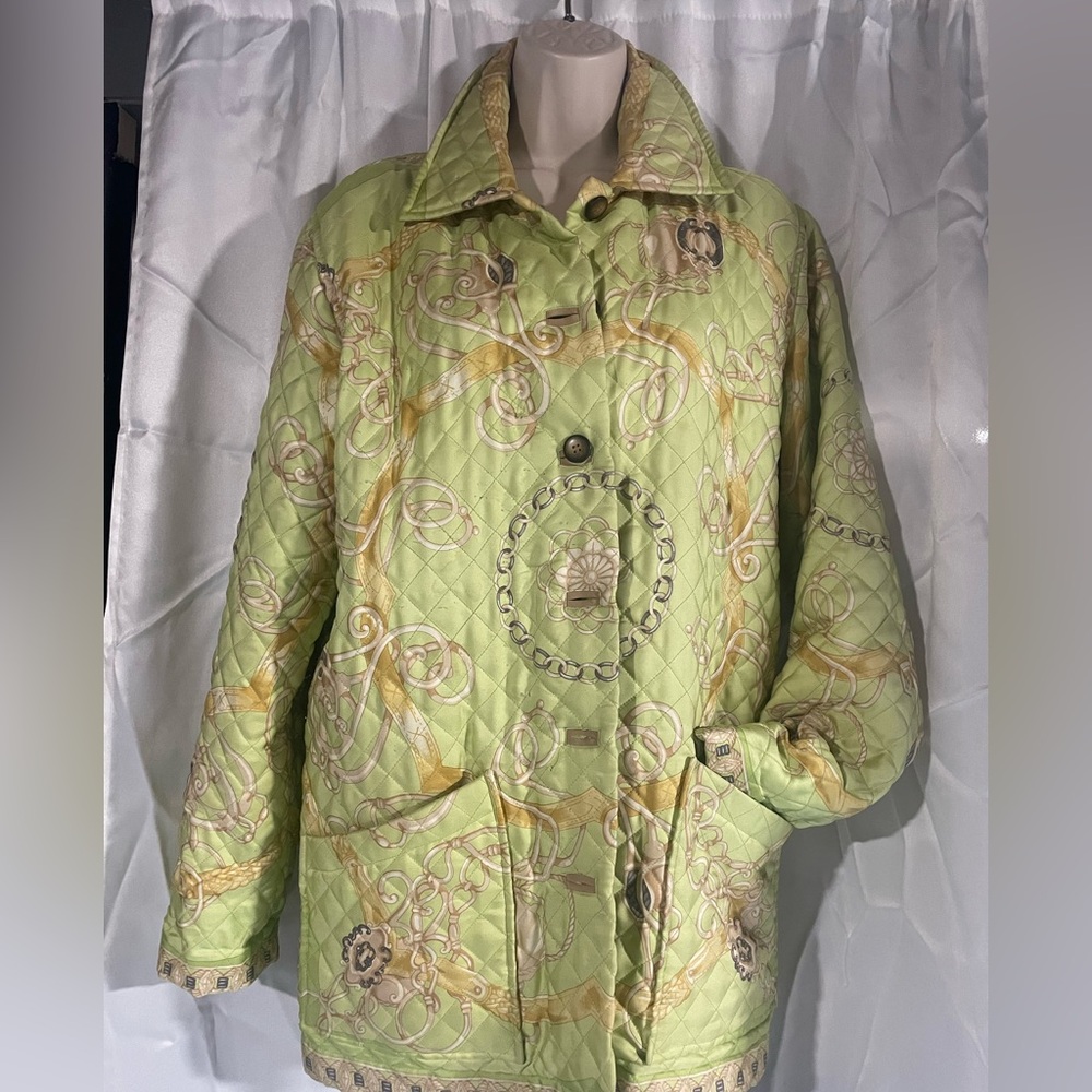 Vibrant Yellow Quilted Jacket